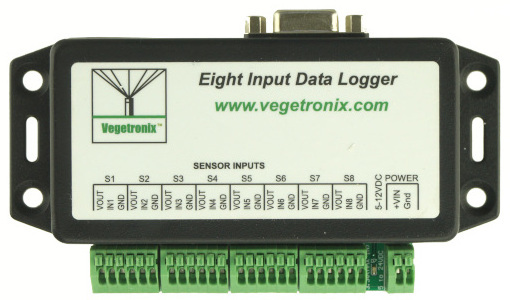 LOGGER8-USB 8 channel soil moisture sensor probe data logger.