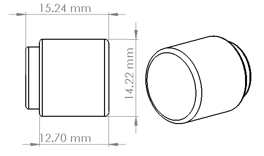 VG-DARK Darkness Sensor Dimensions