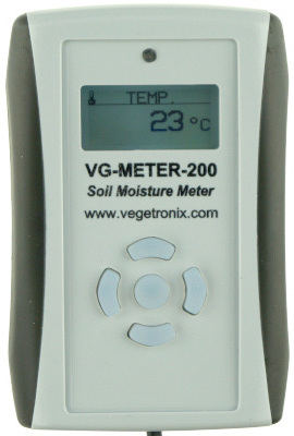 Soil Moisture Meter - Temperature View