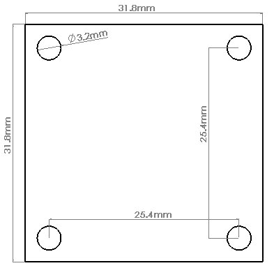 Current Loop Translator Board Dimensions