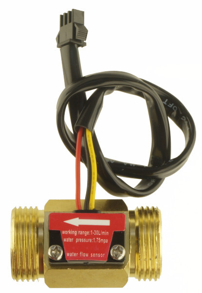 Brass 3/4 in Hall-Effect Flow Sensor