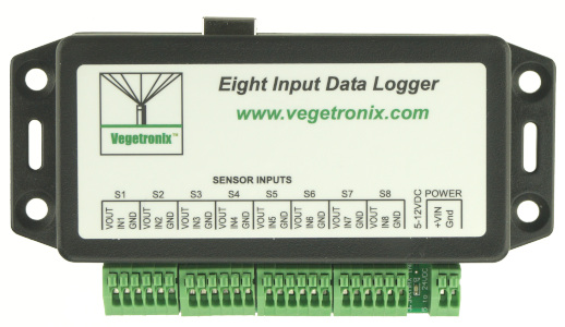 LOGGER8-USB 8 channel soil moisture sensor probe data logger.