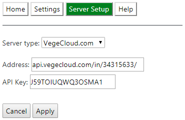 Garden Sensor WIFI HUB- Server Setup