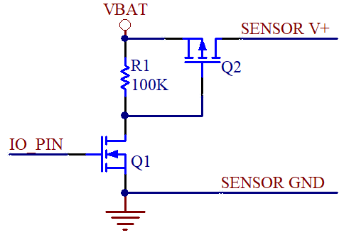 Schematic Power Soil Moisture Sensor With Microcontroller Pin