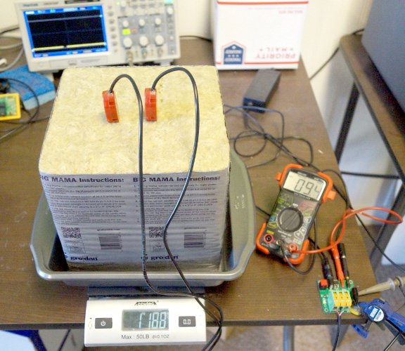 Holding Capacity Measurement Setup